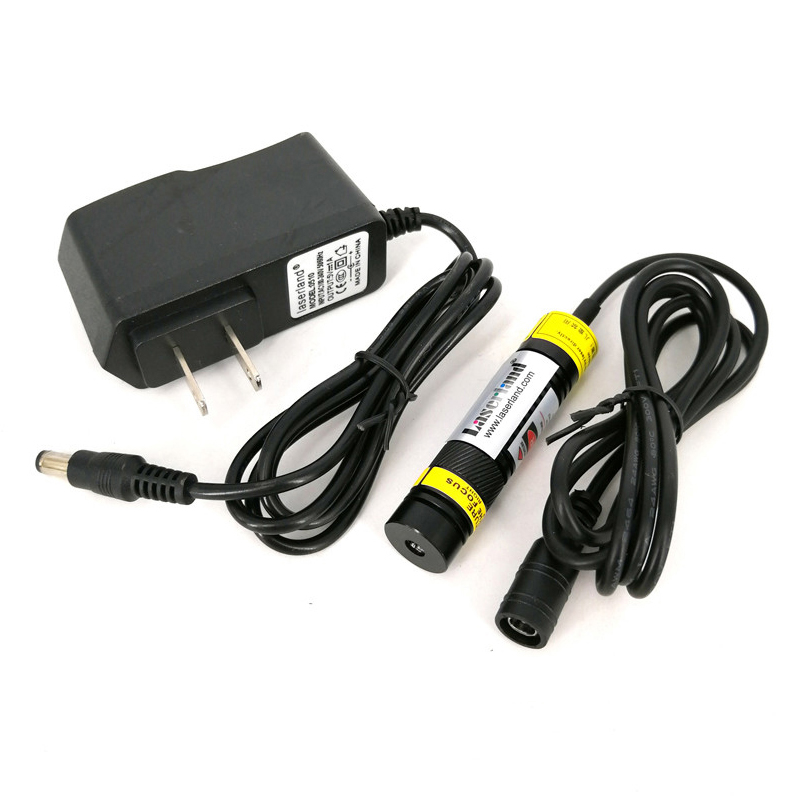 (image for) Focusable 830nm 300mW IR Infrared Laser DOT Module w/ Adapter